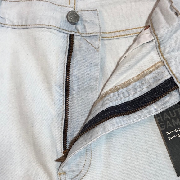 NWT Levi’s 511 Slim Sz 38 Cut-Off Denim Shorts - Picture 9 of 14